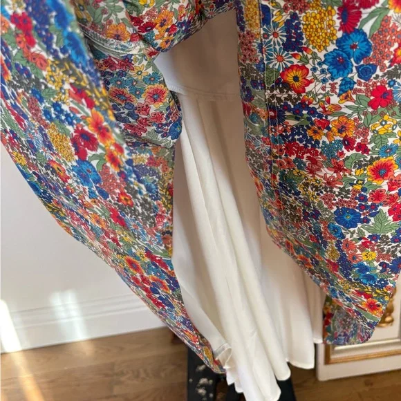 J.Crew Collection Tall Floral Belted Sheath Dress – Size 10 Tall - Picture 7 of 11